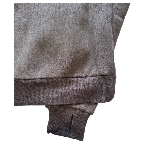 XIEEREDUO | Sweatshirts Half Zip Cropped Pullover Brown Hoodie | Size Large NWOT - Picture 9 of 11